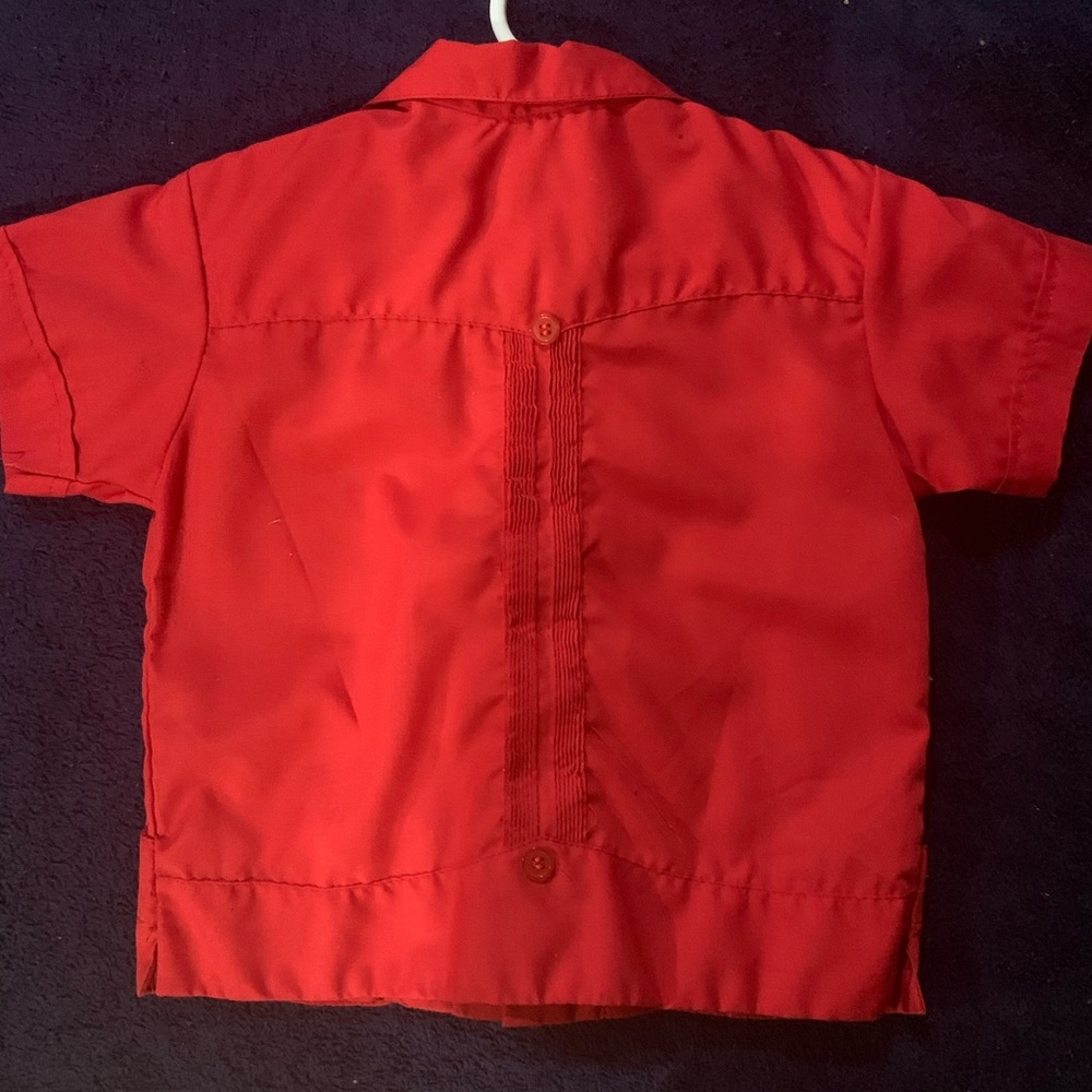 Red Guayabera 1 yr old